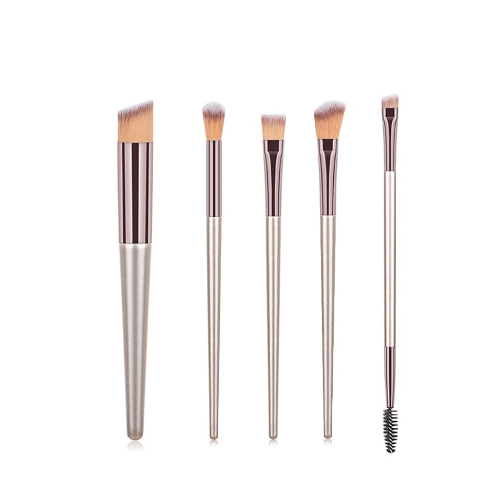 Kosmetyi 10 pçs alta qualidade macio do cabelo punho de madeira pó solto blush fundação escova de olho contorno conjunto de ferramentas maquiagem completa