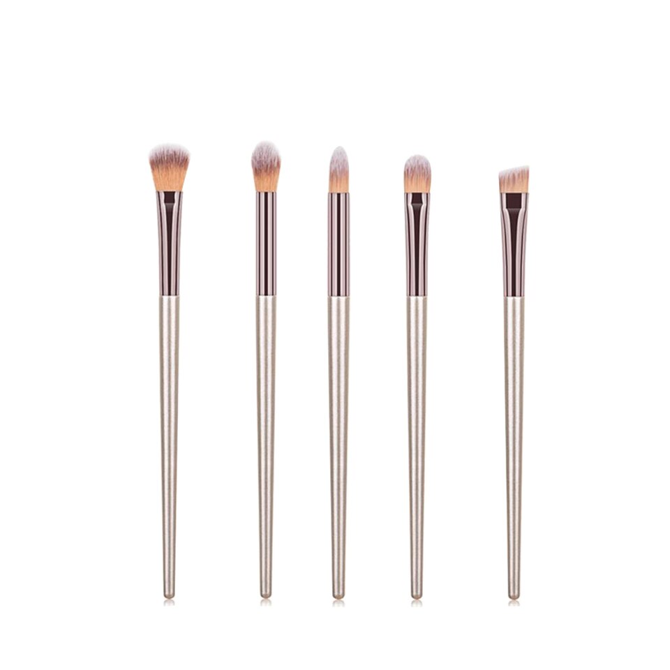 Kosmetyi 10 pçs alta qualidade macio do cabelo punho de madeira pó solto blush fundação escova de olho contorno conjunto de ferramentas maquiagem completa - Imagem 4